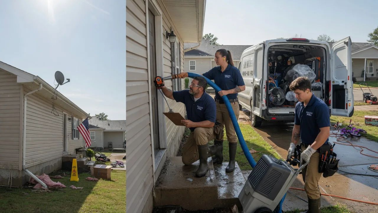 Ceiling Water Damage Restoration in Rosebud, TX near me
